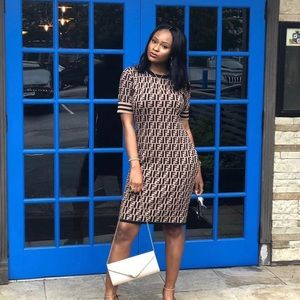Fendi Dress (Brown)